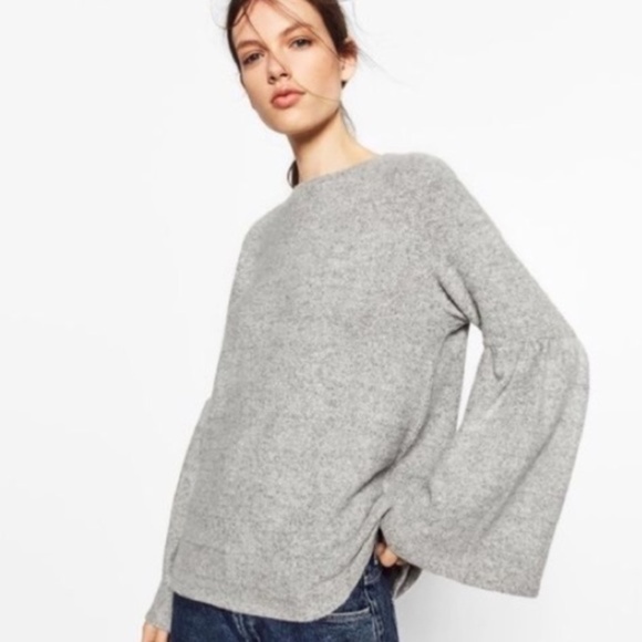 Zara Bell sleeve Top - Picture 2 of 5